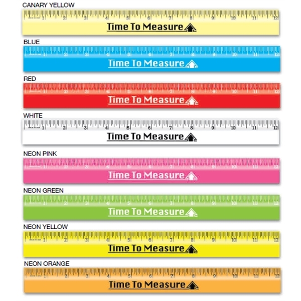 Custom Printed Plastic Rulers