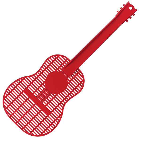 Guitar Shaped Fly Swatters, Custom Decorated With Your Logo!