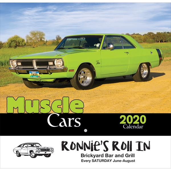 Custom Printed Muscle Cars Appointment Calendars