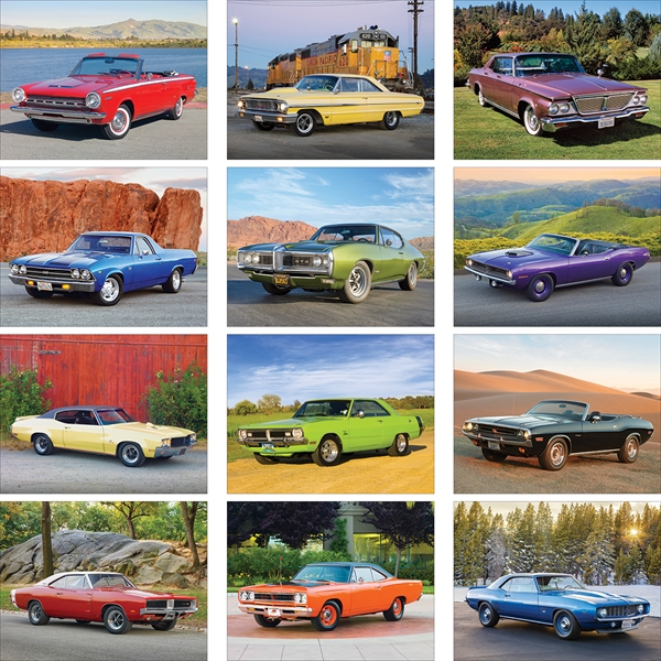 Early Cars Executive Calendars, Custom Printed With Your Logo!