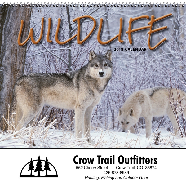 Art of Wildlife Executive Calendars, Custom Printed With Your Logo!