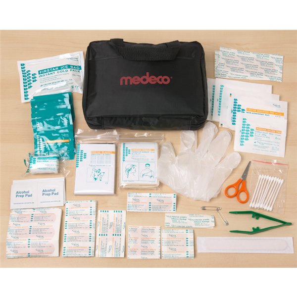 133 Piece All Purpose First Aid Kits, Custom Imprinted With Your Logo!