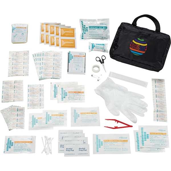 133 Piece All Purpose First Aid Kits, Custom Imprinted With Your Logo!