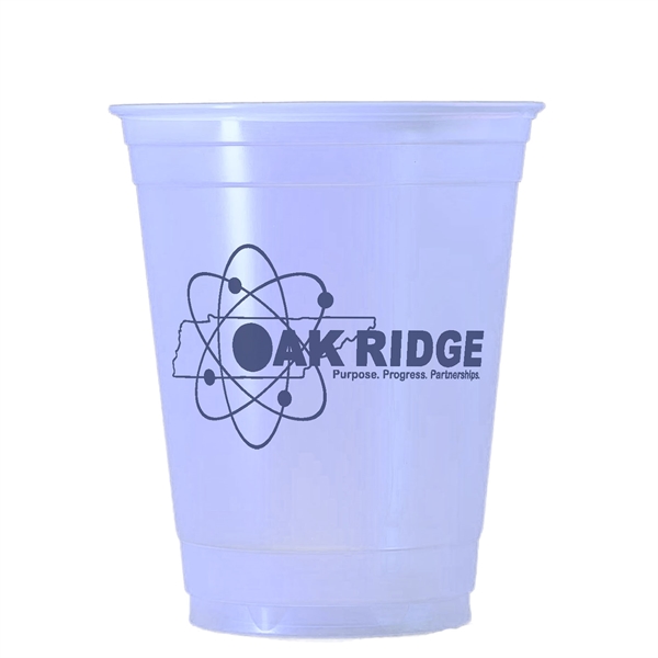 Disposable Translucent Cups, Custom Decorated With Your Logo!