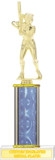 Female Batter Softball Trophies, Custom Engraved With Your Logo!
