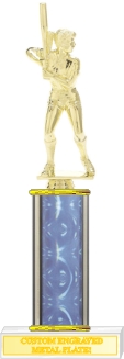 Custom Printed Female Batter Softball Trophies