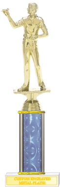 Dart Thrower Trophies, Custom Engraved With Your Logo!