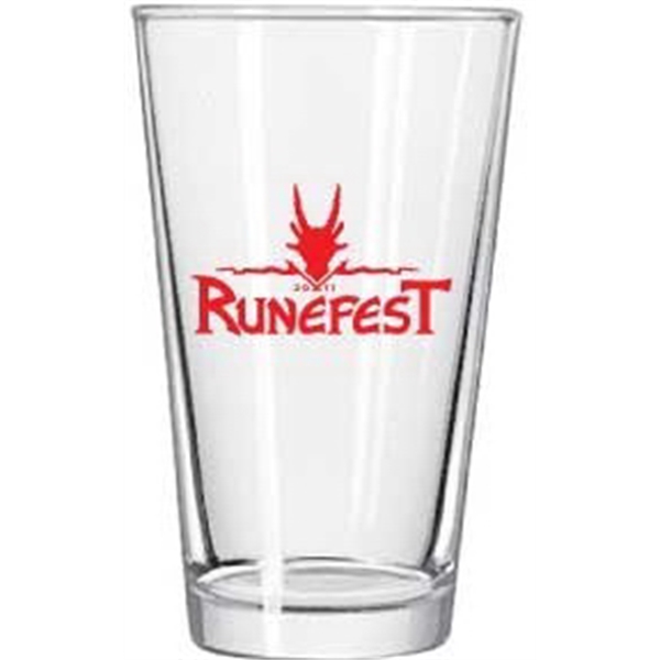 Glass Bottom Imprint Pint Glasses, Custom Imprinted With Your Logo!