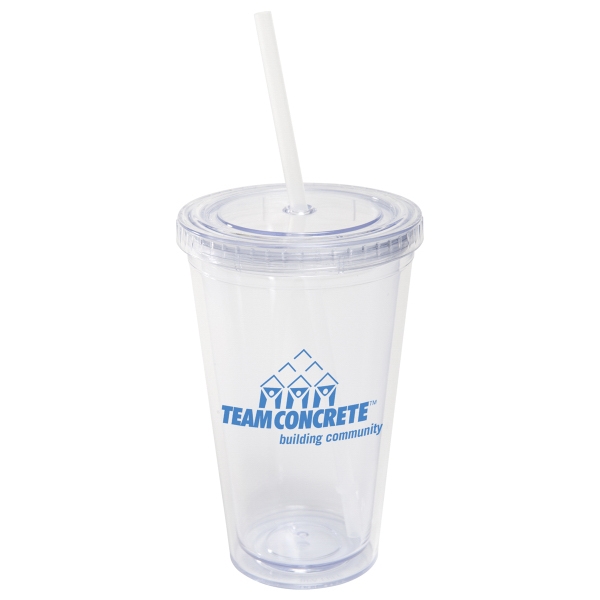 Acrylic Drinking Cups, Custom Imprinted With Your Logo!