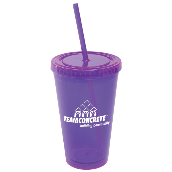 Acrylic Drinking Cups, Custom Imprinted With Your Logo!