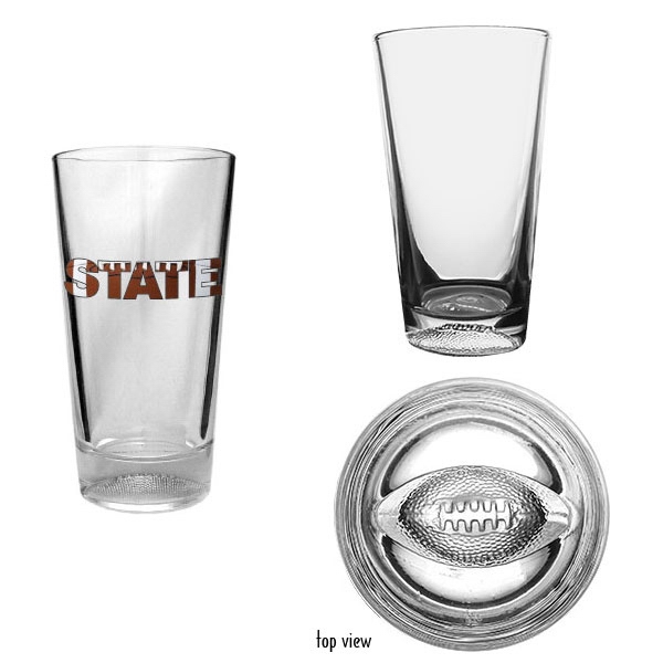 Football Shaped Glasses, Custom Printed With Your Logo!