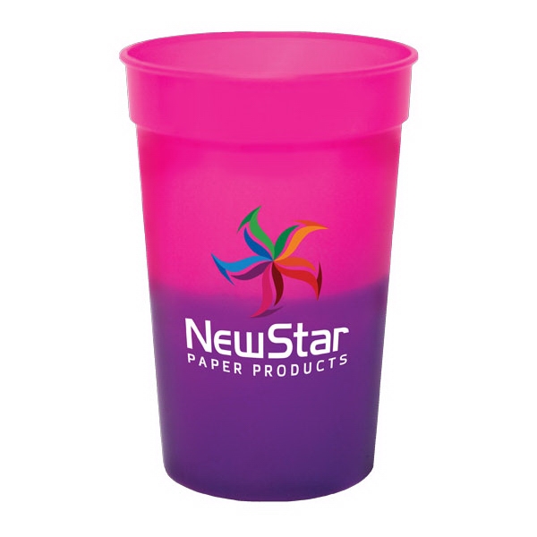 Mood Color Changing Stadium Cups, Custom Imprinted With Your Logo!