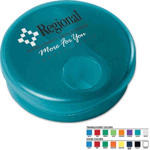 2 Compartment Pill Boxes For Under A Dollar, Custom Imprinted With Your Logo!