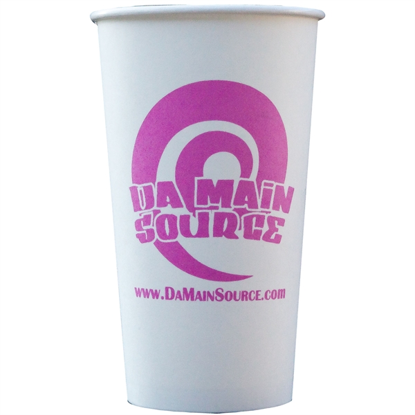 Disposable Hot and Cold Paper Cups, Custom Printed With Your Logo!