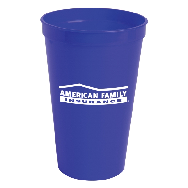 22oz. Stadium Cups For Under A Dollar, Custom Imprinted With Your Logo!