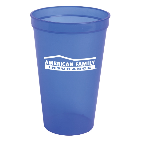 22oz. Stadium Cups For Under A Dollar, Custom Imprinted With Your Logo!