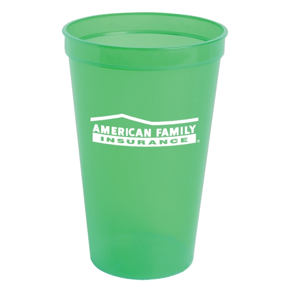 22oz. Stadium Cups For Under A Dollar, Custom Imprinted With Your Logo!
