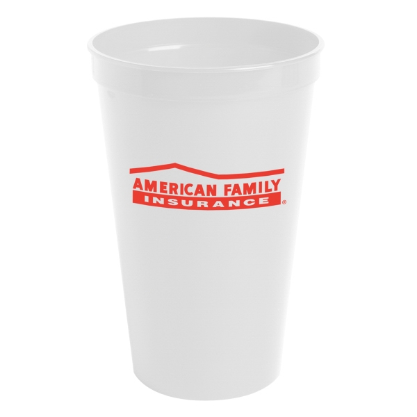 22oz. Stadium Cups For Under A Dollar, Custom Imprinted With Your Logo!