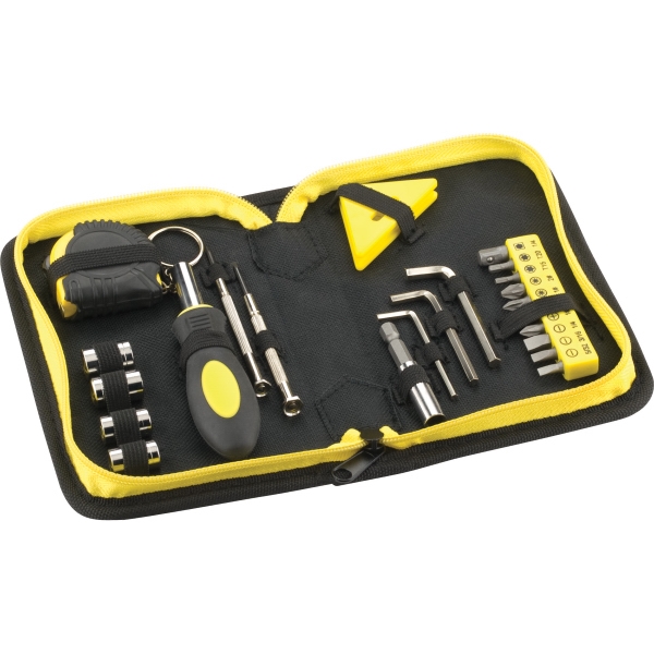 1 Day Service Deluxe Tool Sets with Leatherette Cases, Customized With Your Logo!