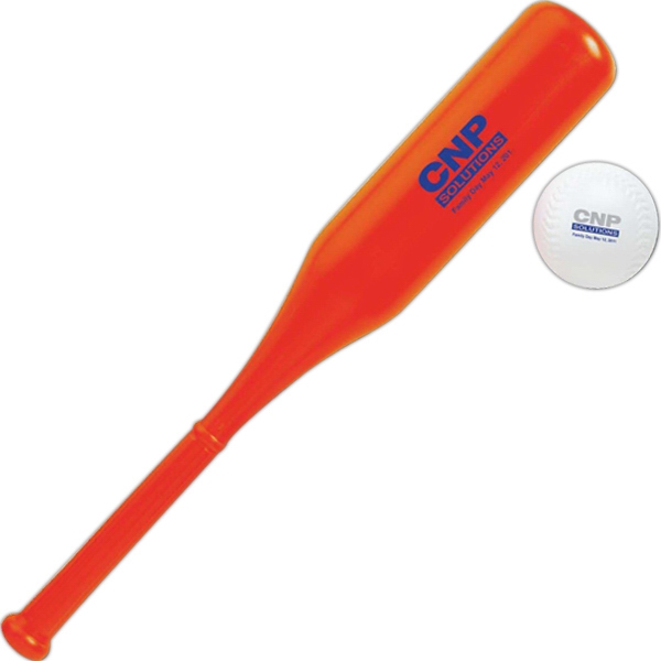 Baseball Bat and Ball Sets, Custom Printed With Your Logo!