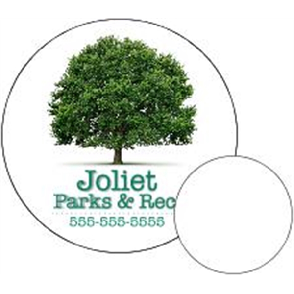 Circle Shaped Magnets, Customized With Your Logo!