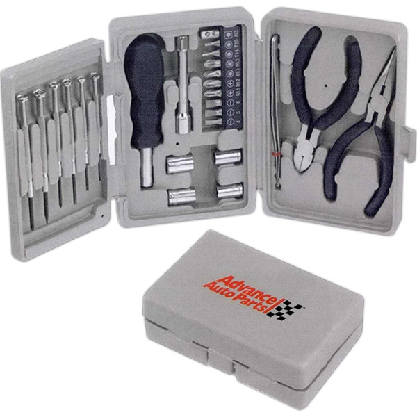 1 Day Service 25 Piece Carbon Steel Tool Sets, Customized With Your Logo!