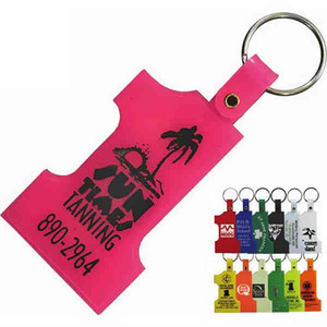 Number One Shaped Key Tags, Custom Printed With Your Logo!