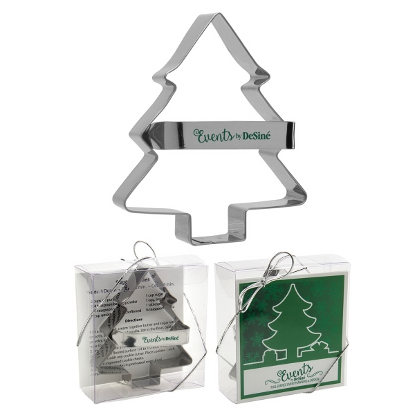 Tree Stock Shaped Cookie Cutters, Custom Printed With Your Logo!