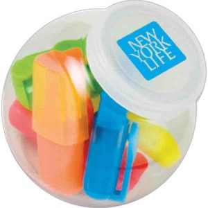 3 Day Service Highlighter Filled Jars, Custom Printed With Your Logo!