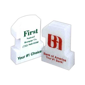 3 Day Service #1 Shaped Savings Banks, Custom Decorated With Your Logo!