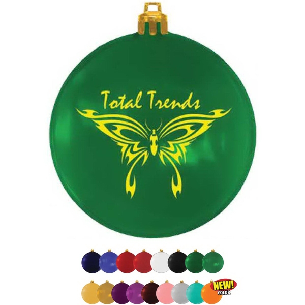 Shatterproof Ornaments, Custom Imprinted With Your Logo!