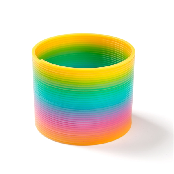 Colored Plastic Slinky Style Spring Toys, Custom Made With Your Logo!