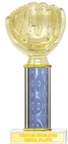 Ball Holder Softball Trophies, Custom Engraved With Your Logo!