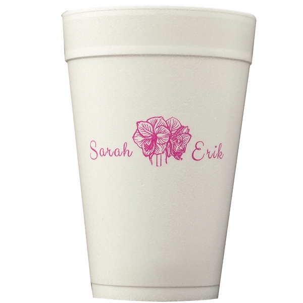 Disposable Hot and Cold Foam Cups, Custom Designed With Your Logo!