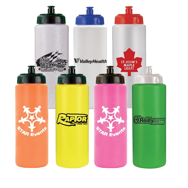 Pink 24oz. Bike Sports Bottles, Custom Printed With Your Logo!