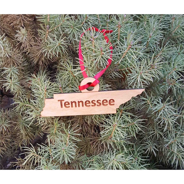 Tennessee State Shaped Ornaments, Custom Imprinted With Your Logo!