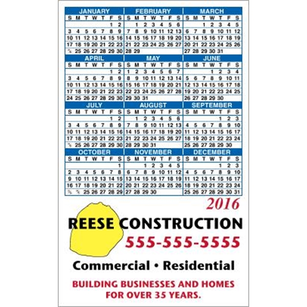 Canadian Manufactured Medical Calendars, Customized With Your Logo!