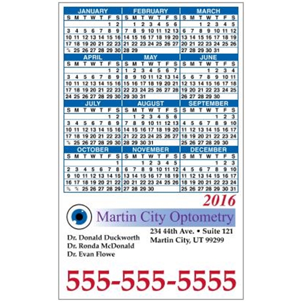 Canadian Manufactured Medical Calendars, Customized With Your Logo!