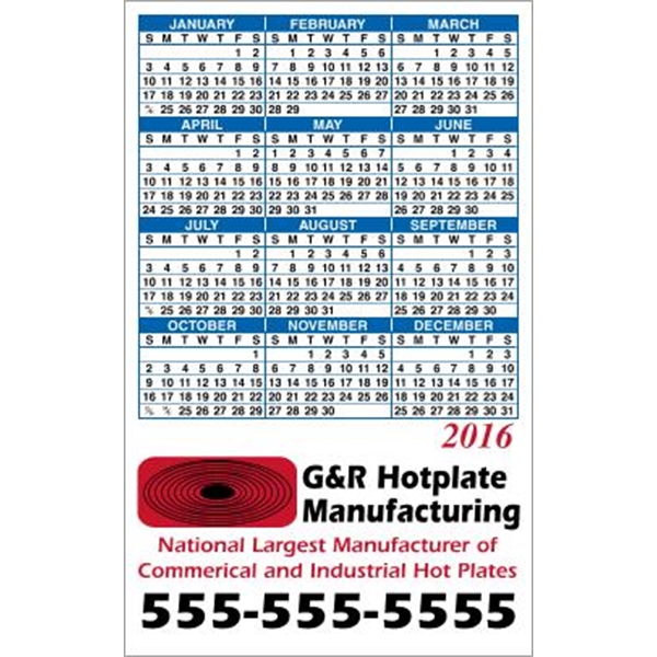 Canadian Manufactured Medical Calendars, Customized With Your Logo!