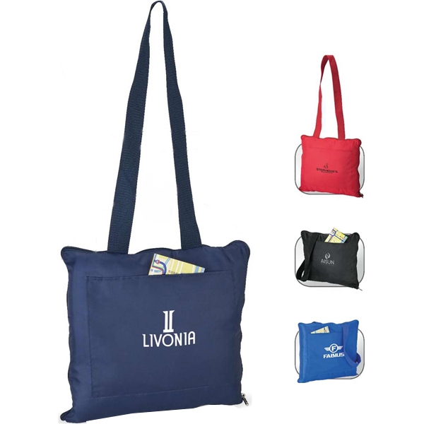 2-in-1 Totes, Custom Printed With Your Logo!