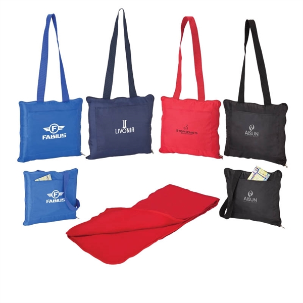 2-in-1 Totes, Custom Printed With Your Logo!