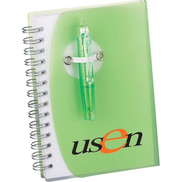 1 Day Service Notebooks with Folding Mini Pens, Customized With Your Logo!