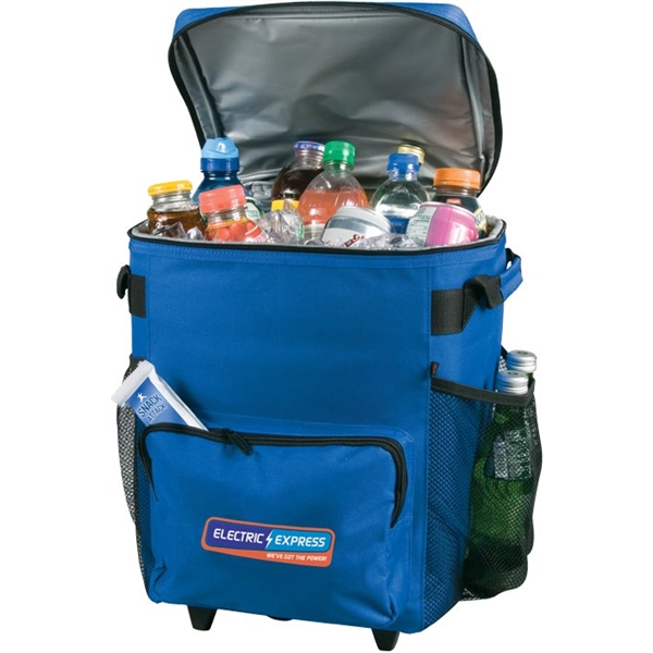 Canadian Manufactured 48 Can Rolling Coolers, Custom Designed With Your Logo!