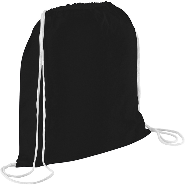 Cotton Twill Drawstring Backpacks, Custom Printed With Your Logo!