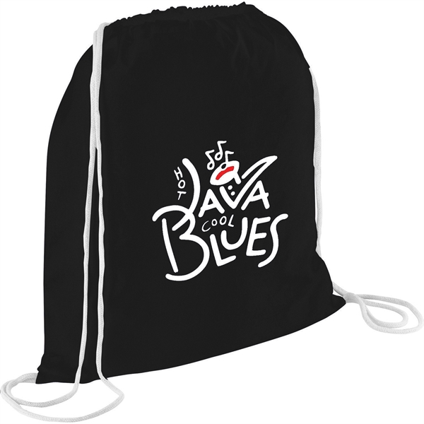 Drawstring Backpacks with Rope Closures, Custom Printed With Your Logo!