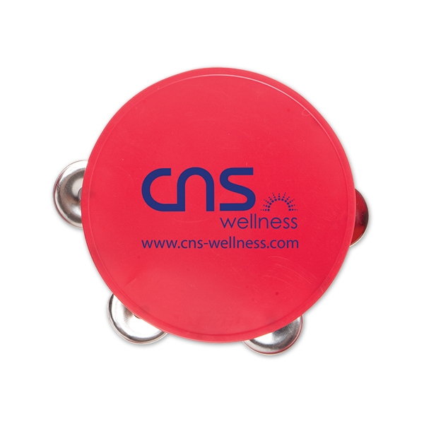 Medium Neon Tambourines, Custom Imprinted With Your Logo!