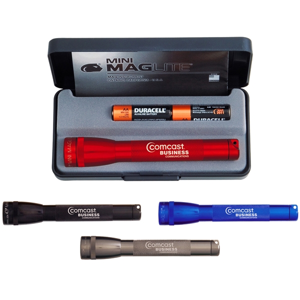 AA Battery Maglight Flashlights, Custom Printed With Your Logo!