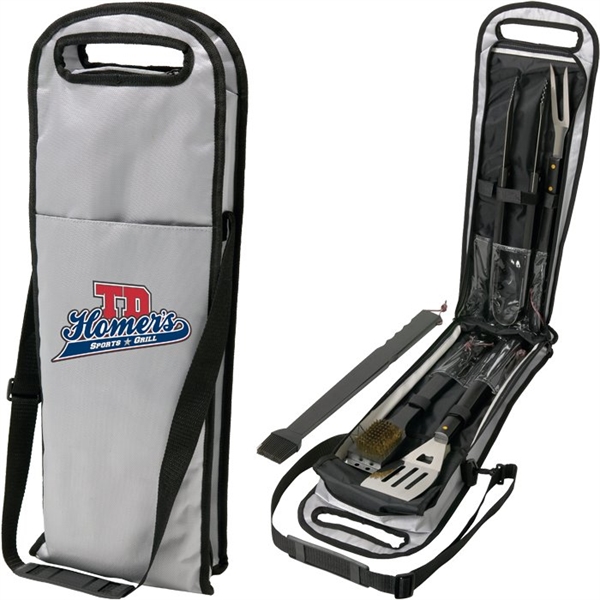 Canadian Manufactured BBQ Pouch Sets, Custom Designed With Your Logo!