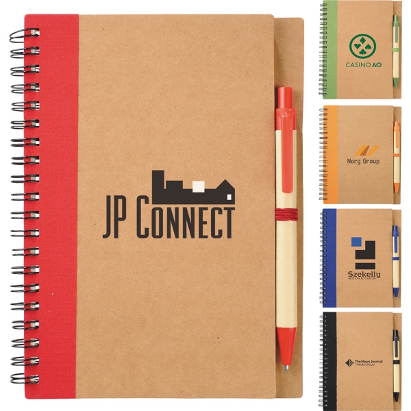 Custom Printed 1 Day Service Recycled Chipboard Notebooks