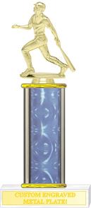 Custom Printed Male Action Batter Baseball Trophies